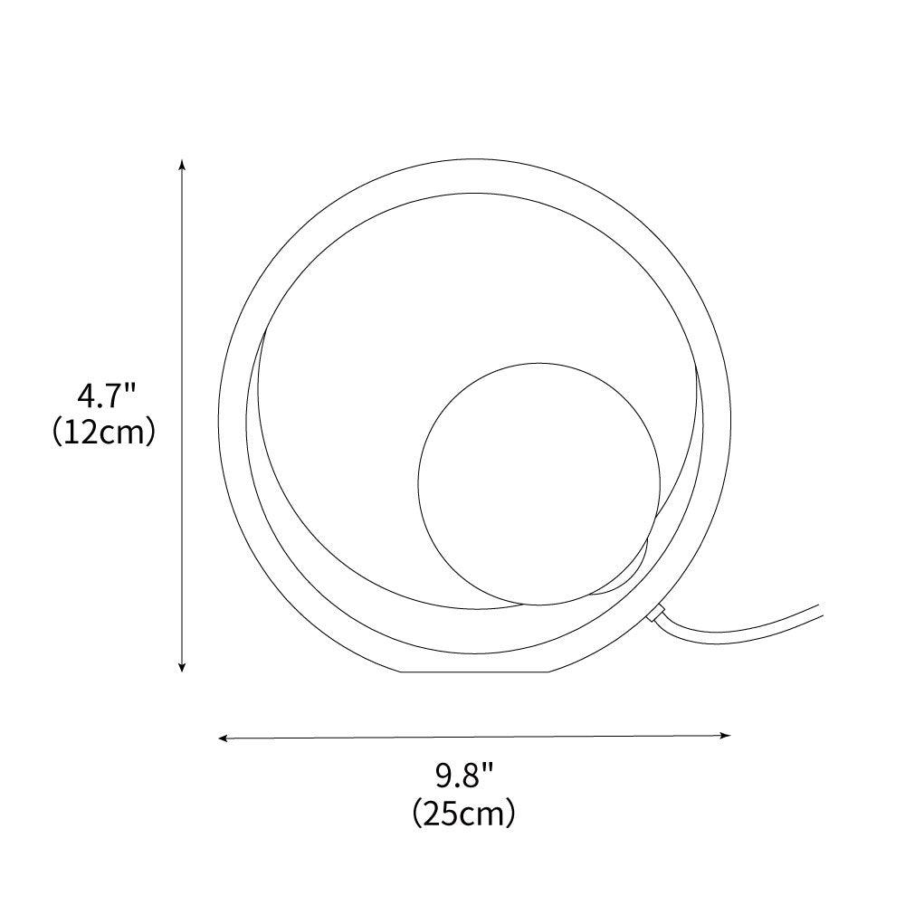 Q Circle Table Lamp 9.8