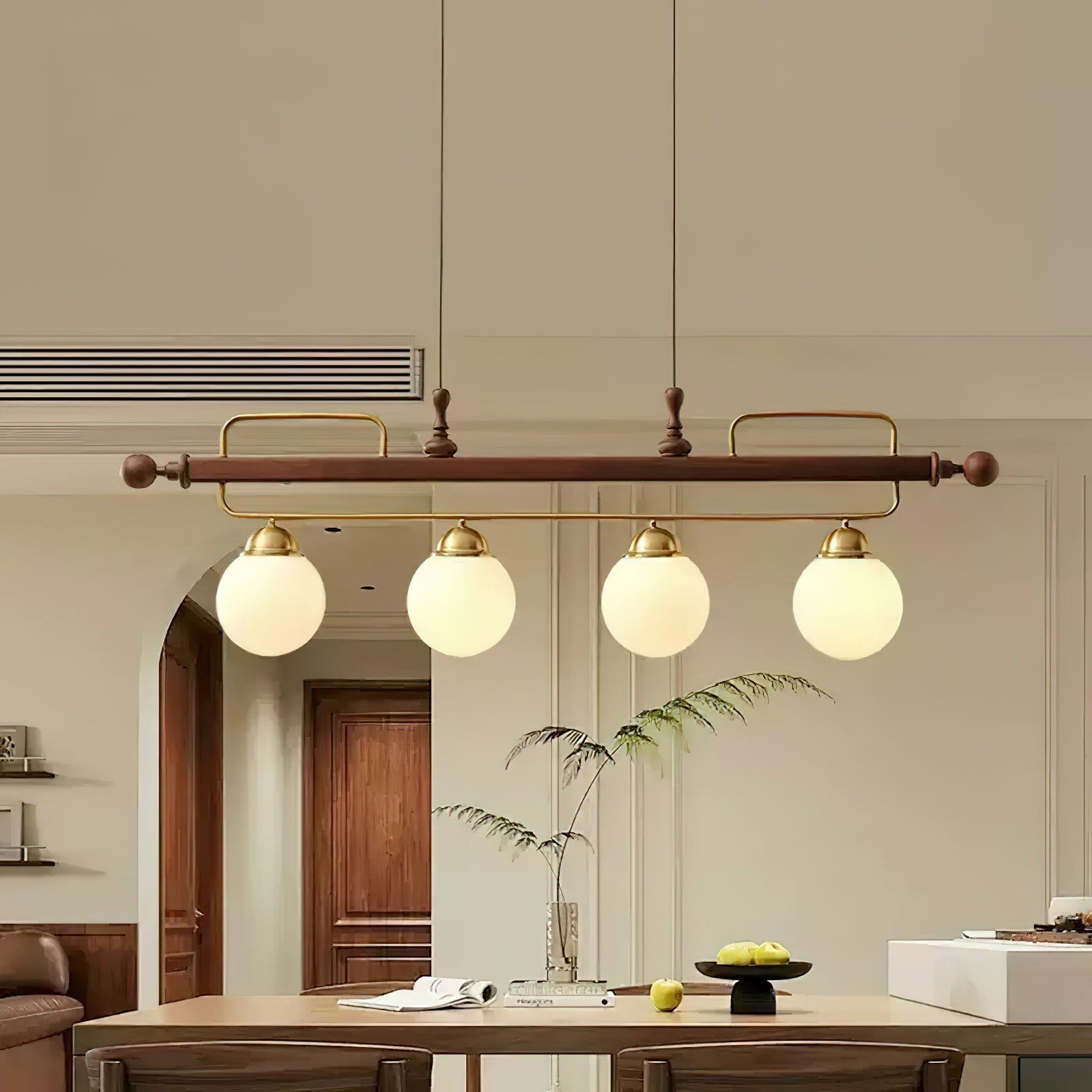 Quad Sphere Chandelier 47.2