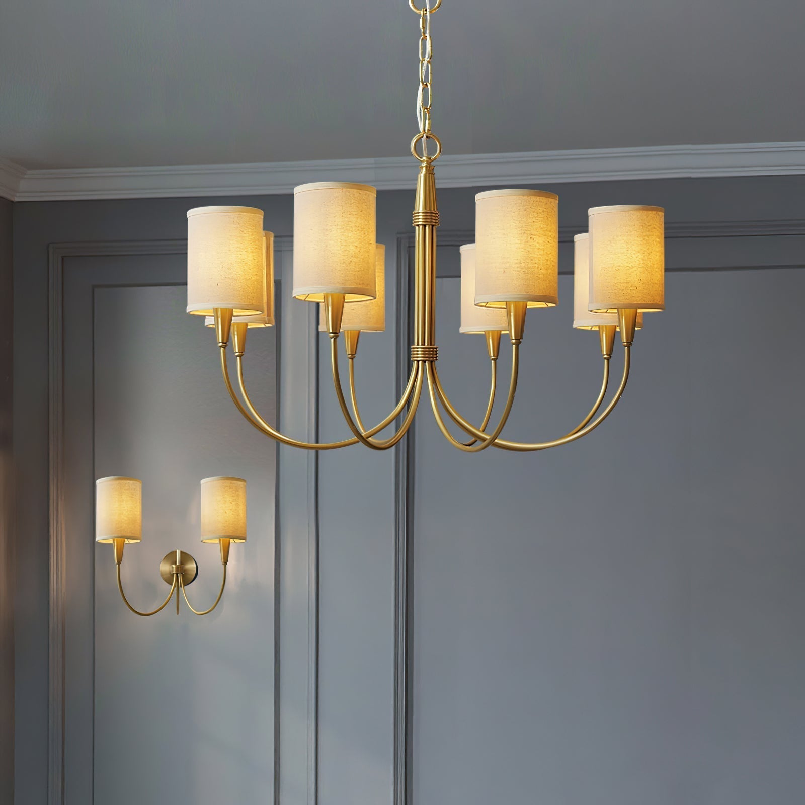 Quincy Chandelier detail view 3