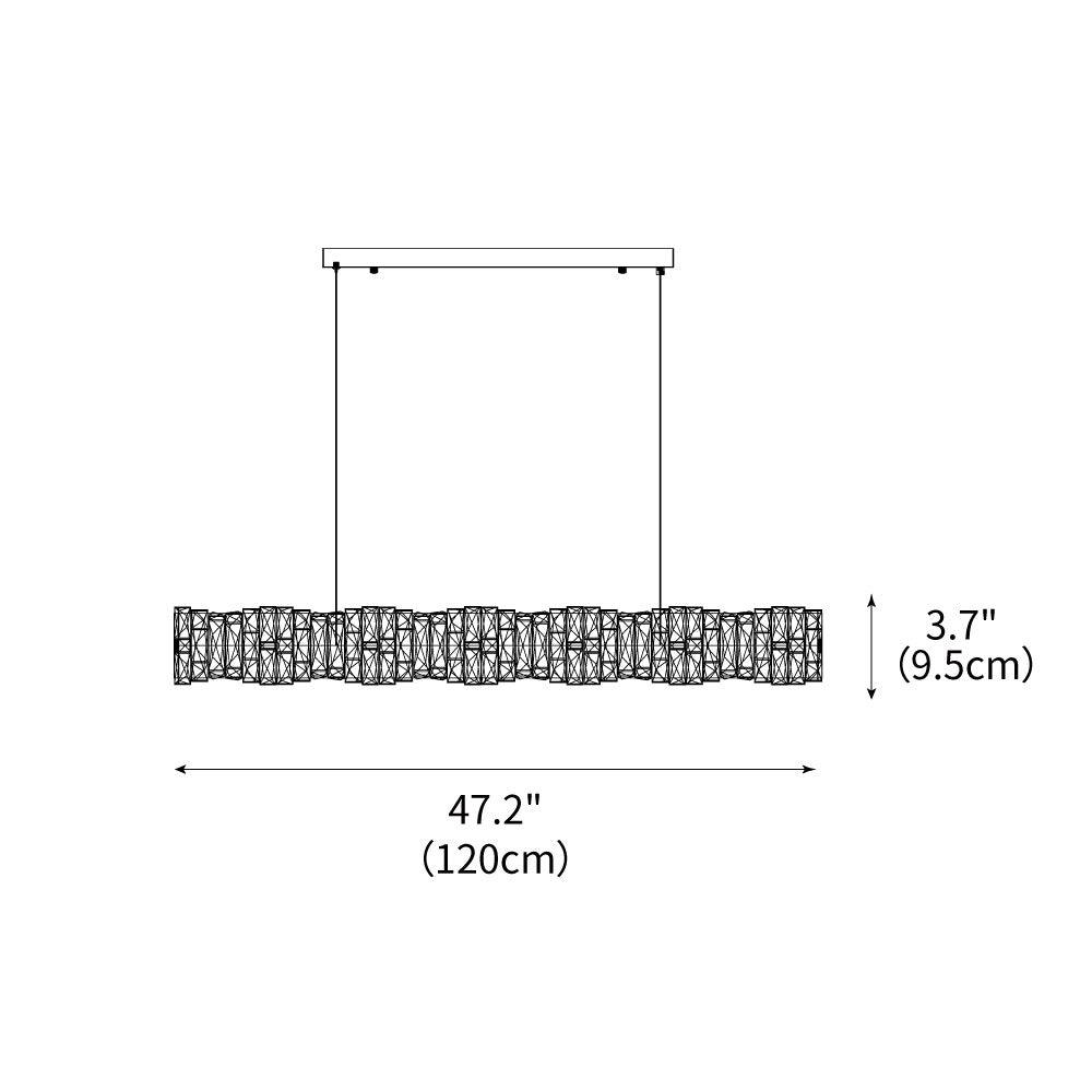 Radiance Linear Chandelier 47.2