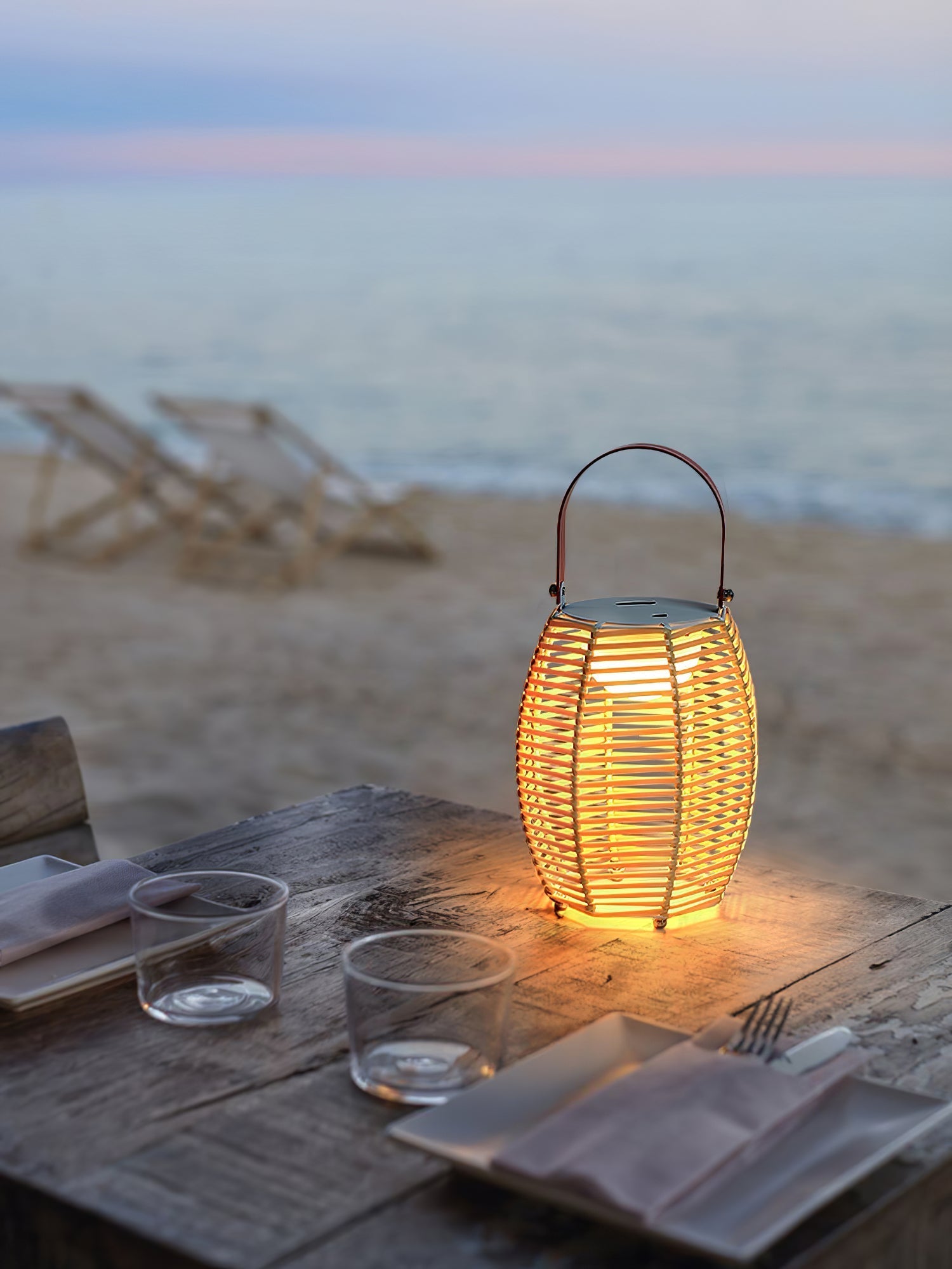 Lantern Built-in Battery Table Light, Bedside Table Lamp, detail 19
