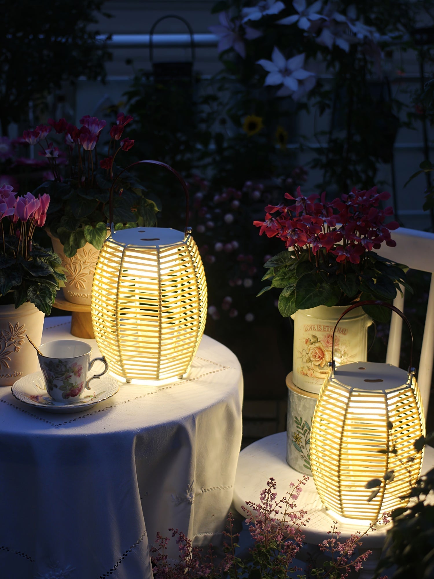 Lantern Built-in Battery Table Light, Bedside Table Lamp, detail 10
