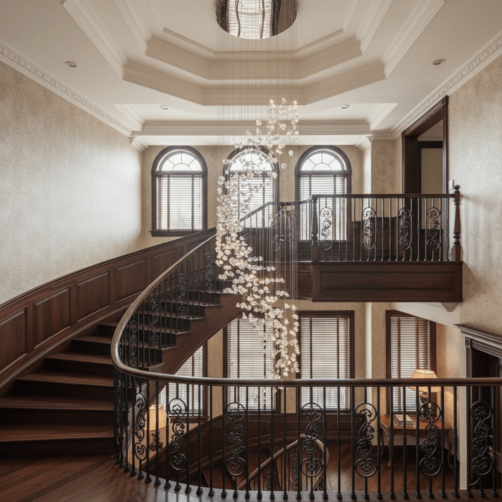 Raw Crystal Customizable Chandelier