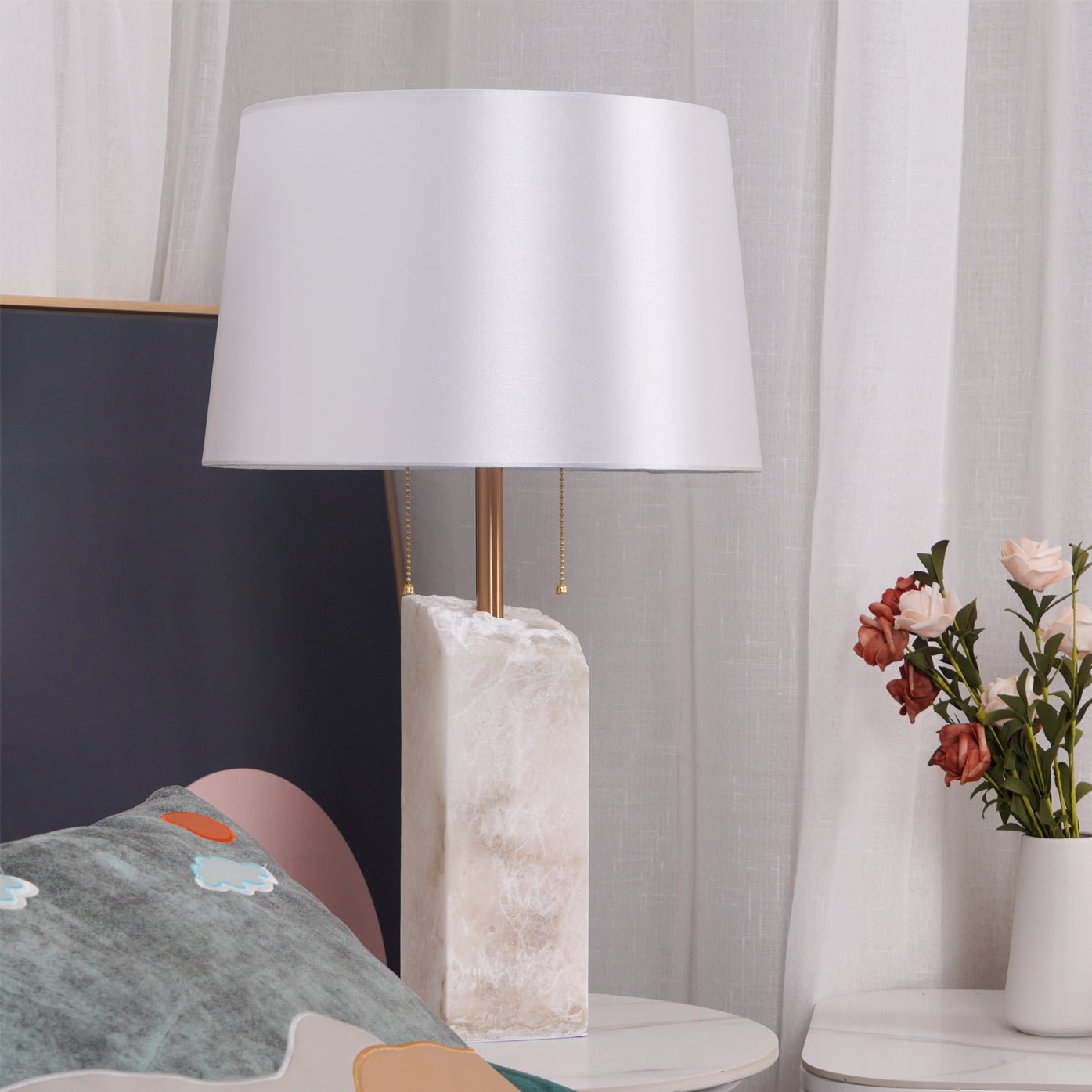 Raw Alabaster Accent Lamp Table Lamp