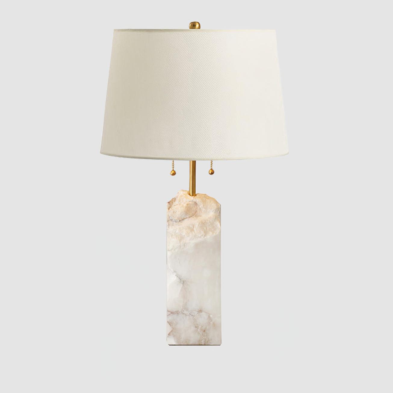 Raw Alabaster Accent Lamp Table Lamp