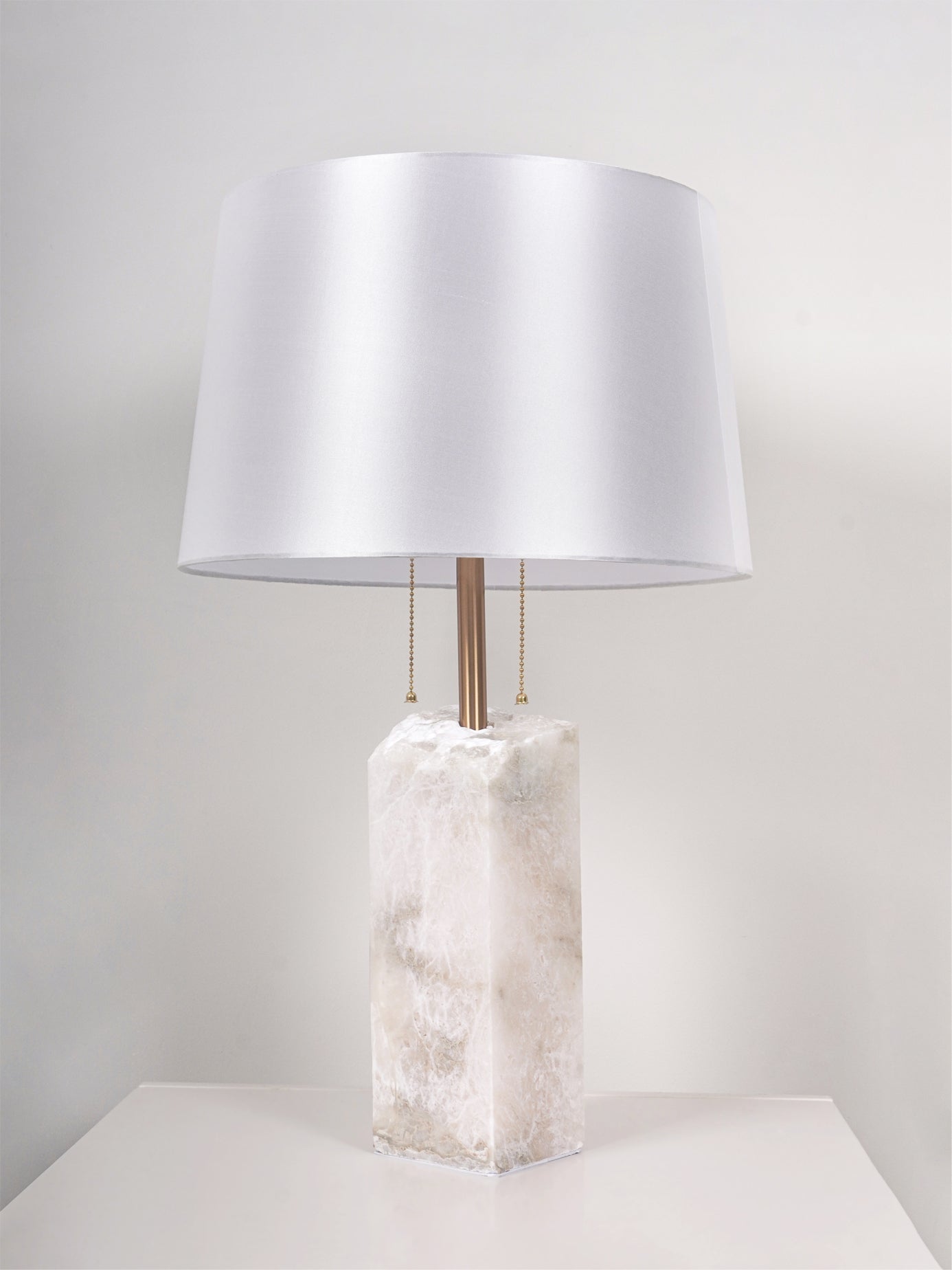 Raw Alabaster Accent Lamp Table Lamp
