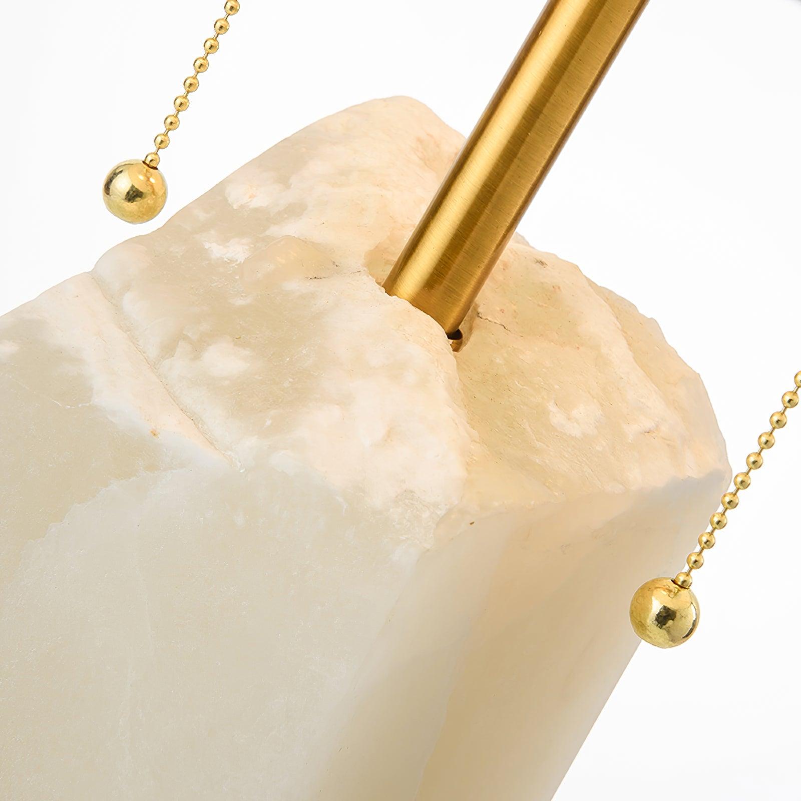 Raw Alabaster Accent Lamp Table Lamp