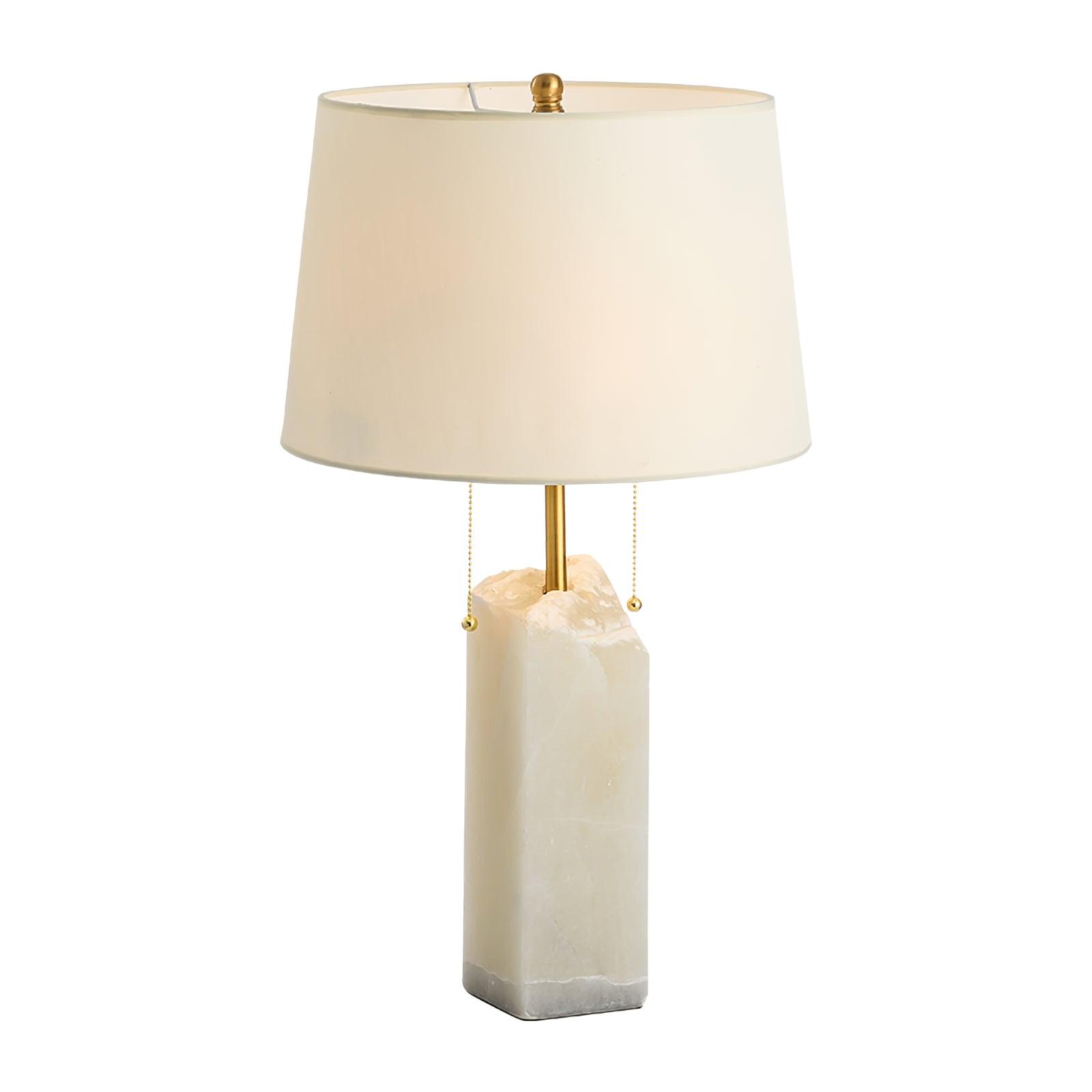 Raw Alabaster Accent Lamp Table Lamp