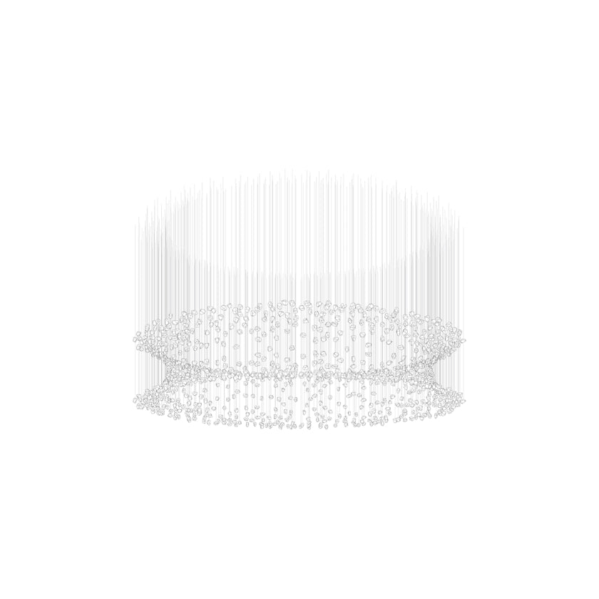 Raw Crystal Customizable Chandelier