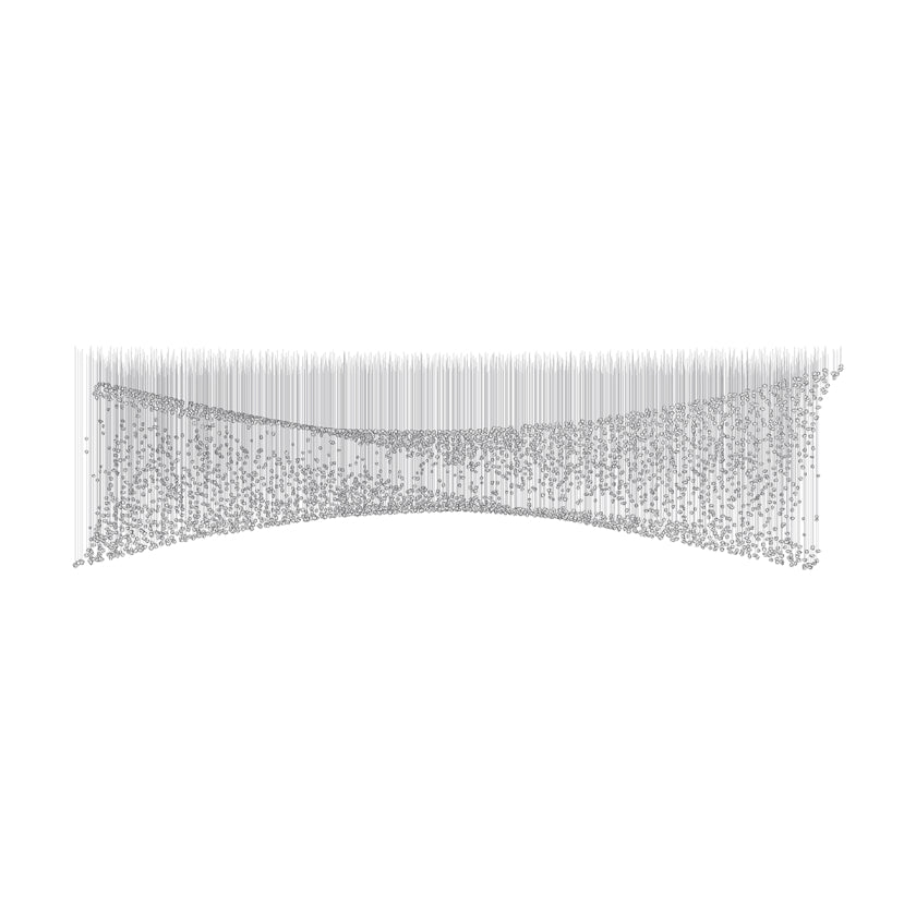 Raw Crystal Customizable Chandelier