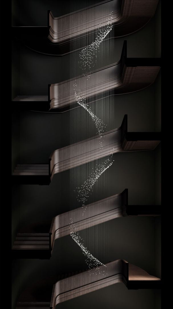 Raw Crystal Customizable Chandelier