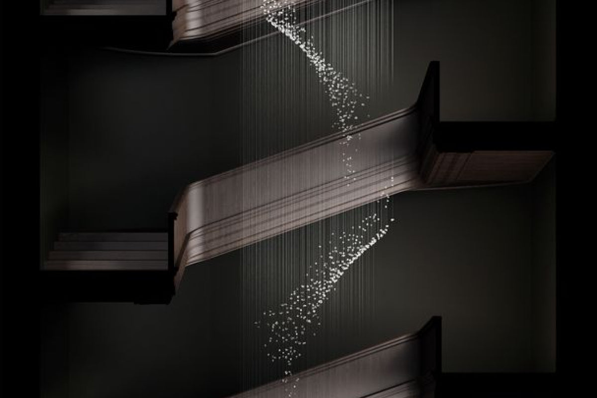 Raw Crystal Customizable Chandelier