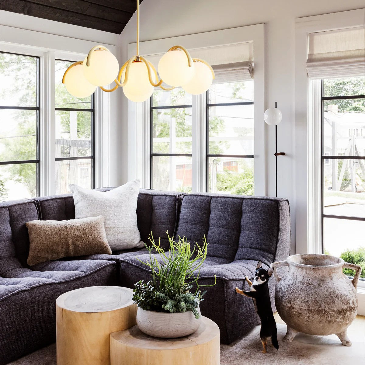 Reedway Curve Chandelier 27.2