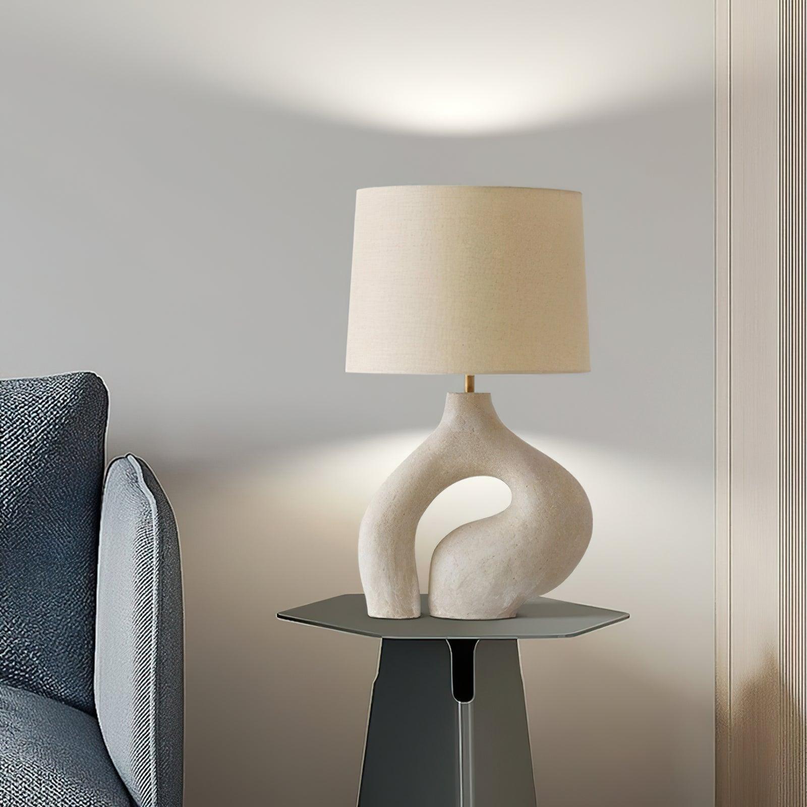 Resin Art Table Lamp 15.7