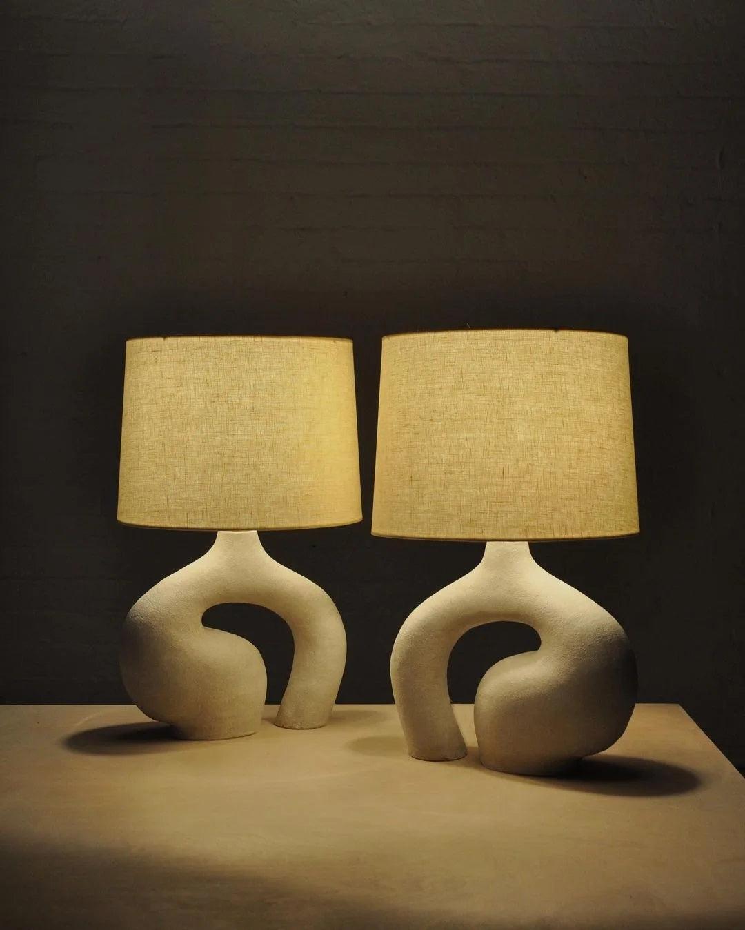 Resin Art Table Lamp 15.7