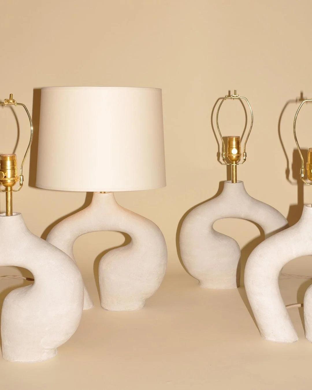 Resin Art Table Lamp 15.7