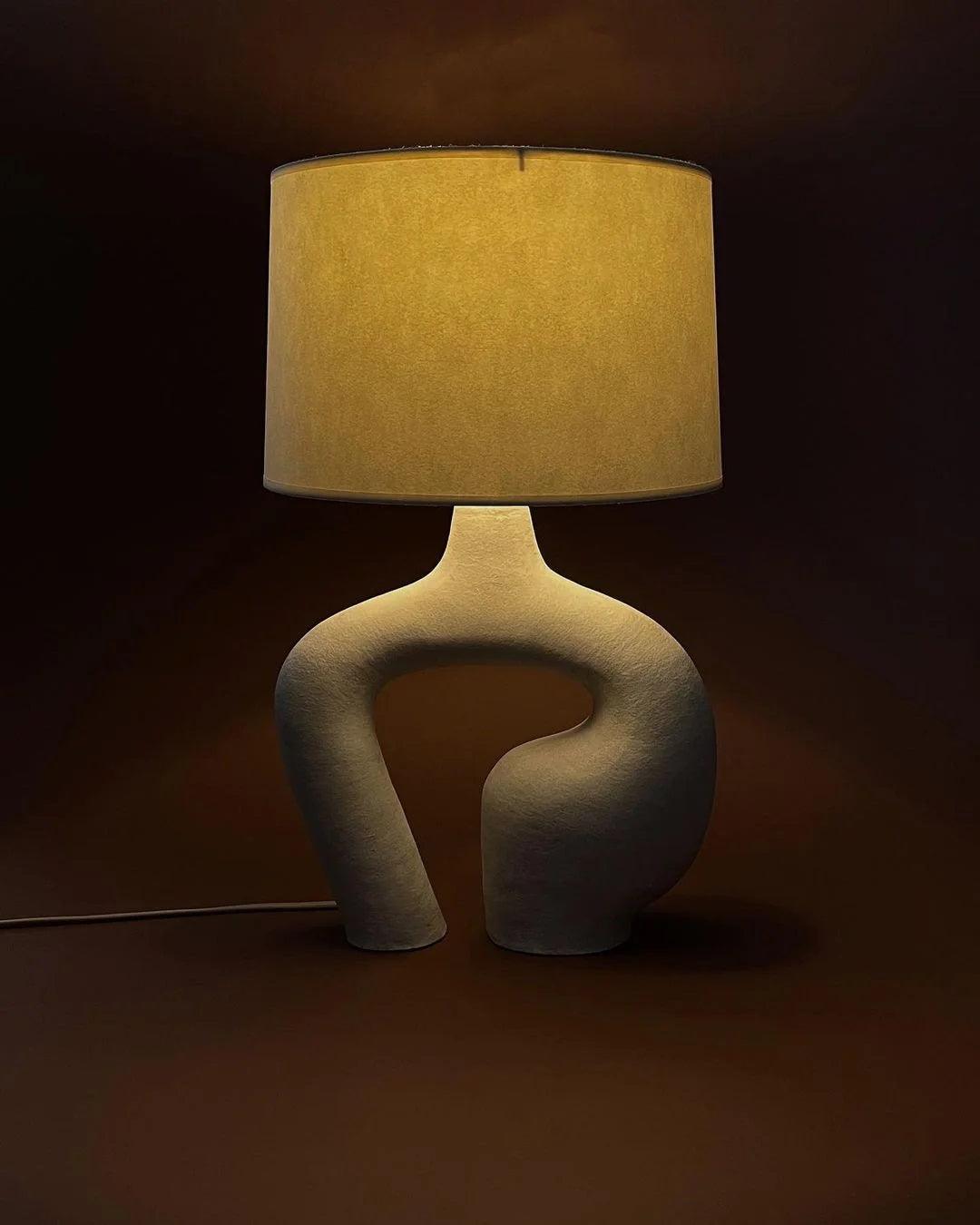 Resin Art Table Lamp 15.7