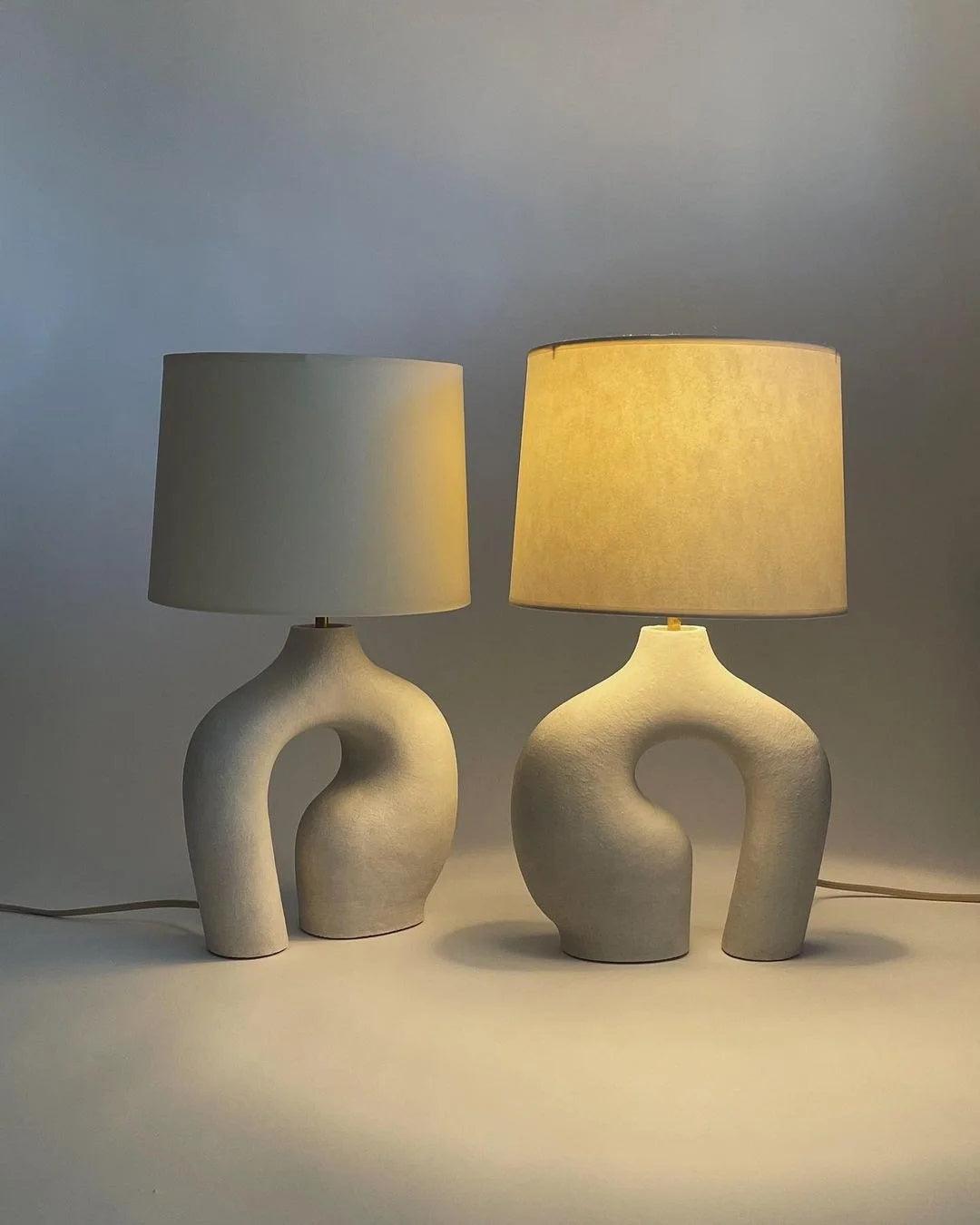 Resin Art Table Lamp 15.7
