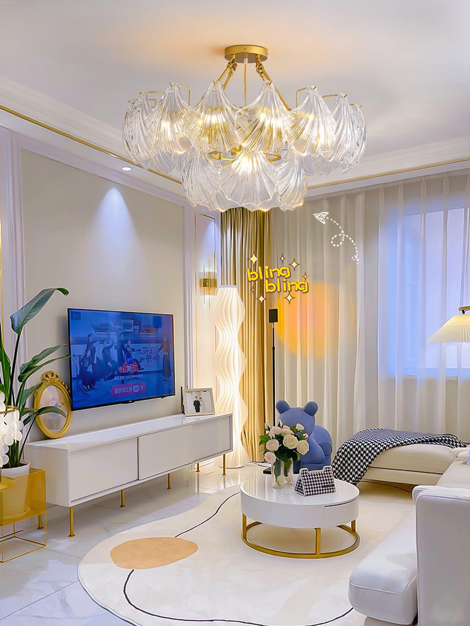 Ribbed Shell Ceiling Fixture Ceiling Light