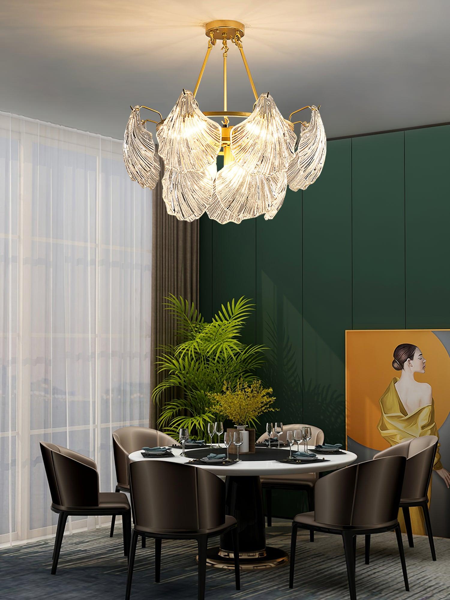 Ribbed Shell Ceiling Fixture Ceiling Light