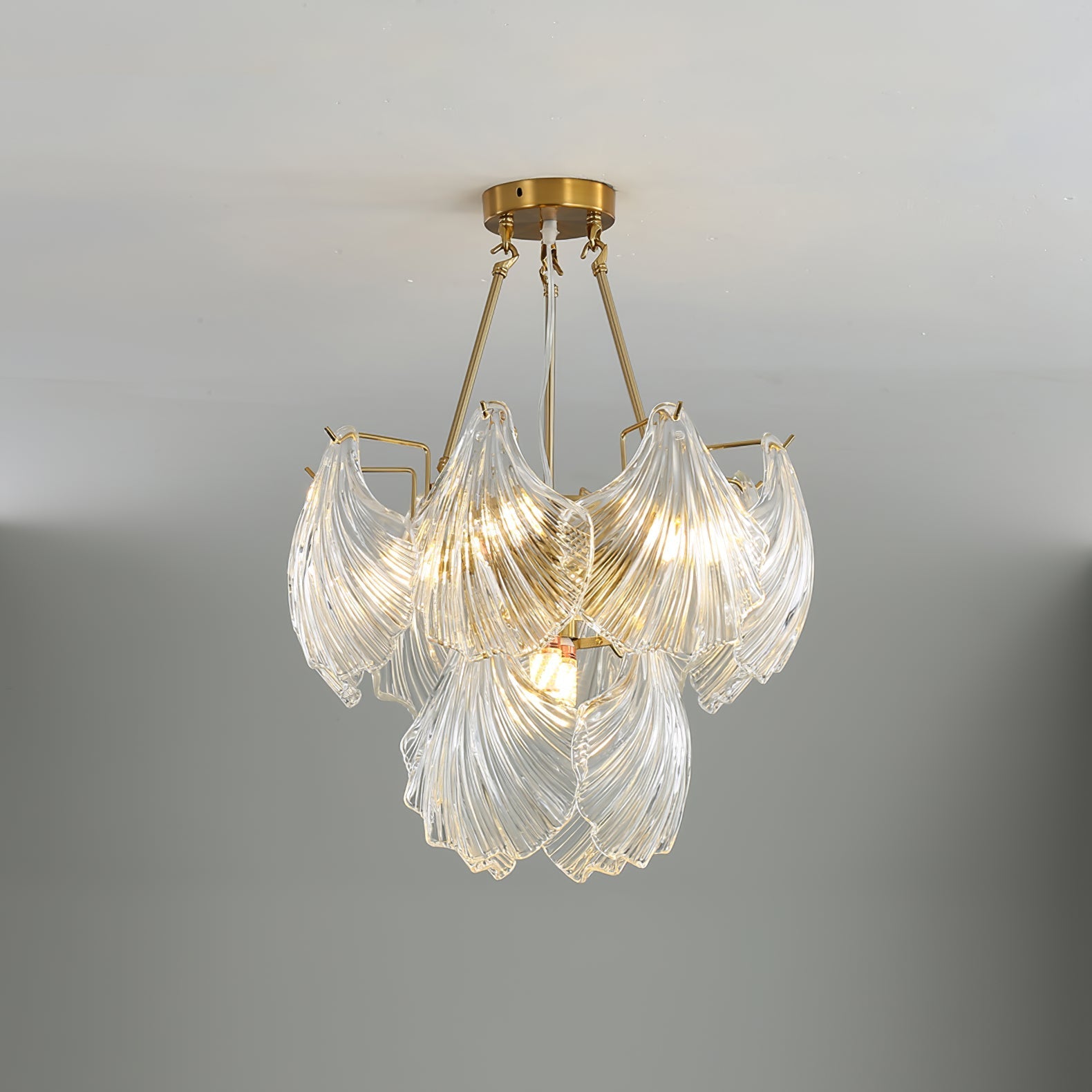 Ribbed Shell Ceiling Fixture Ceiling Light