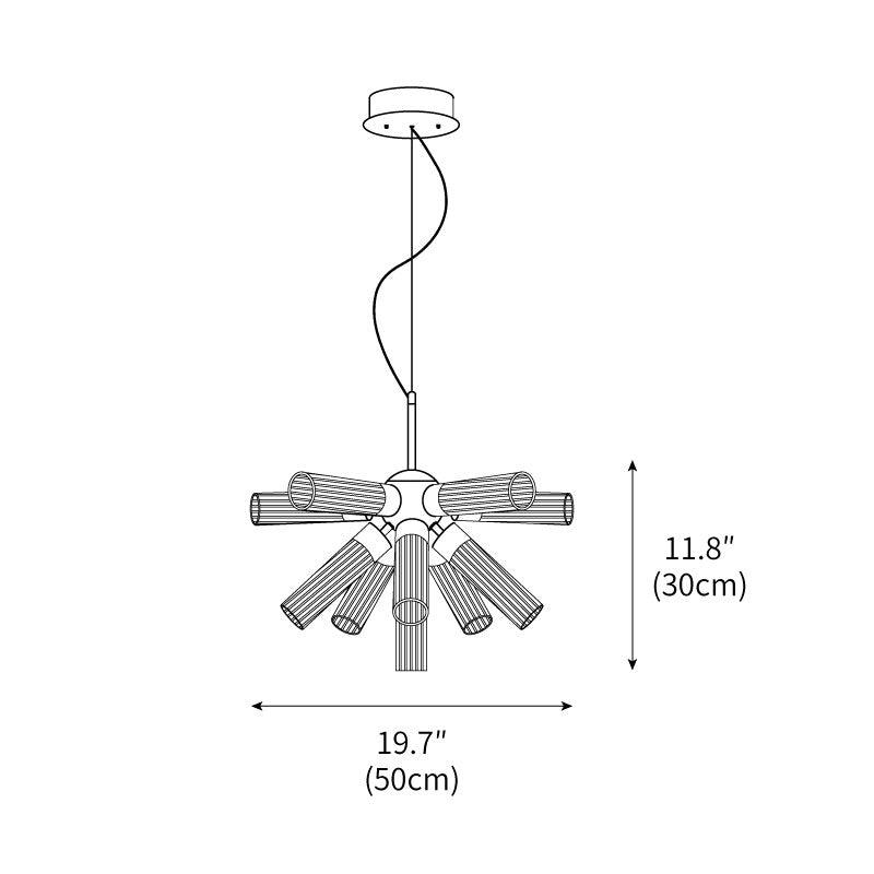 Ringold Sputnik Chandelier 19.7
