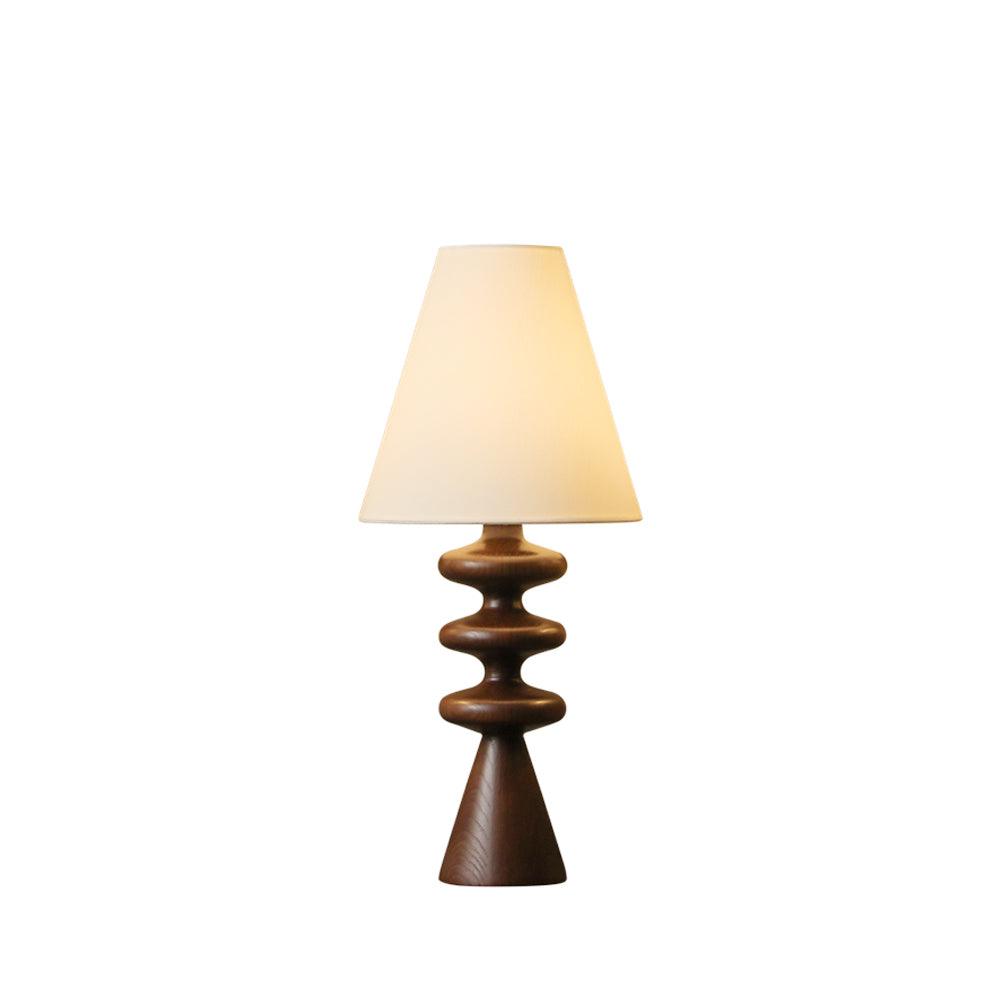 Ripple Wood Table Lamp 8.7