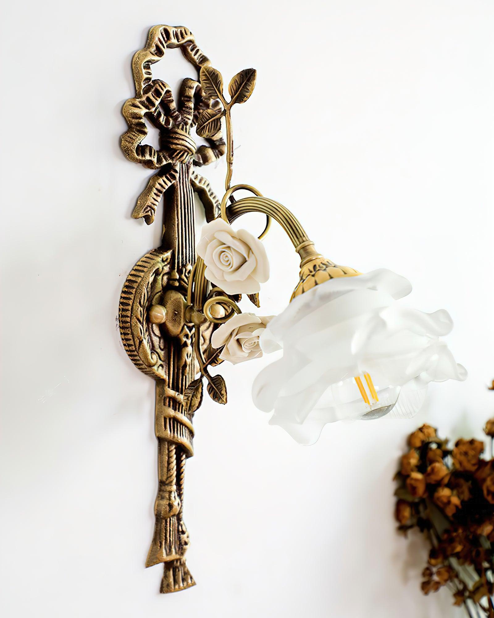 Rosalie Floral Wall Sconce 9.8