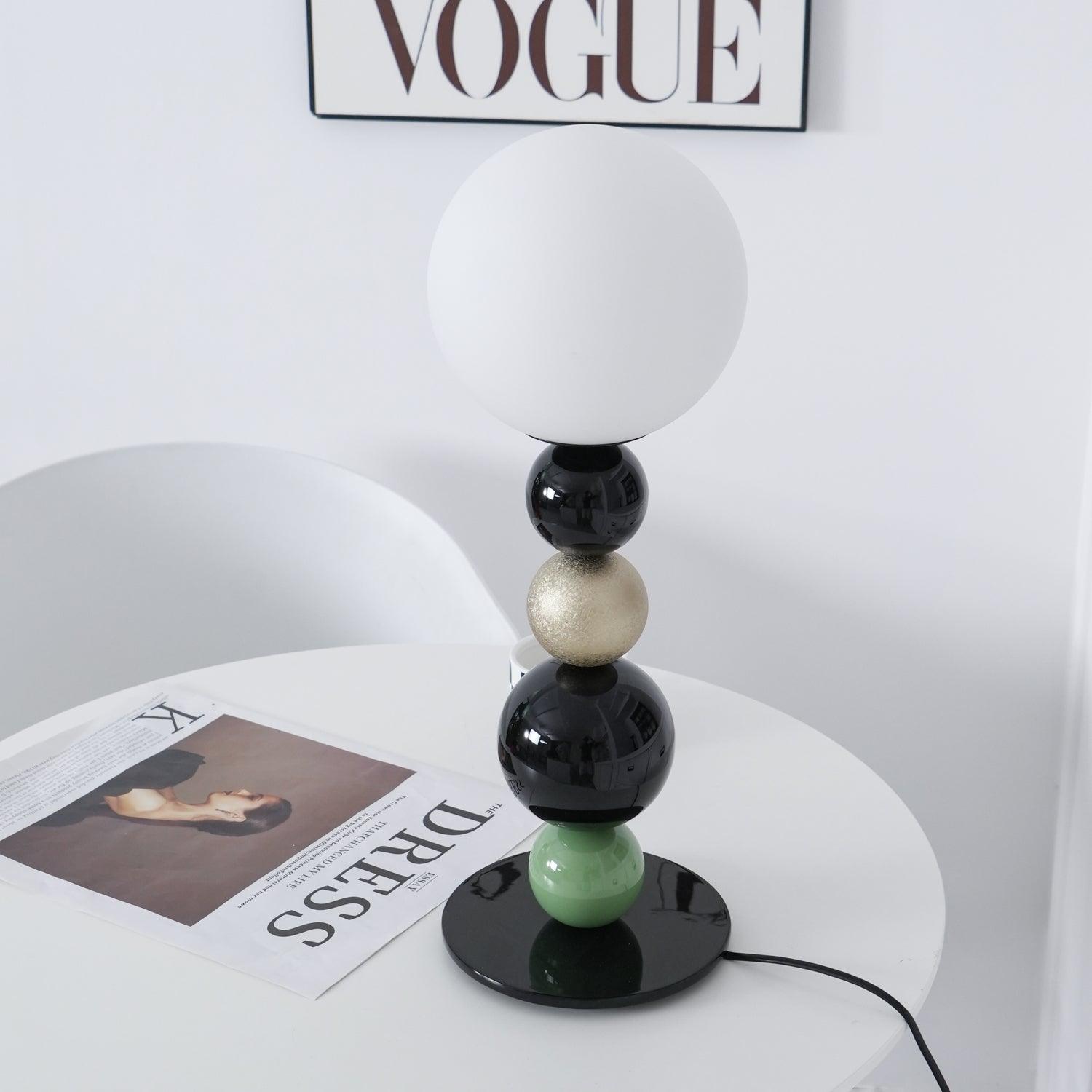 Round Balls Stacking Table Lamp 7.9