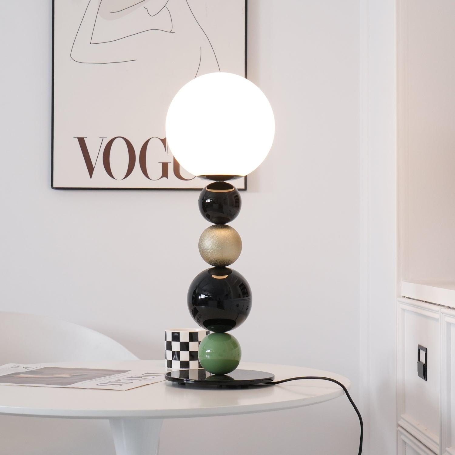 Round Balls Stacking Table Lamp 7.9