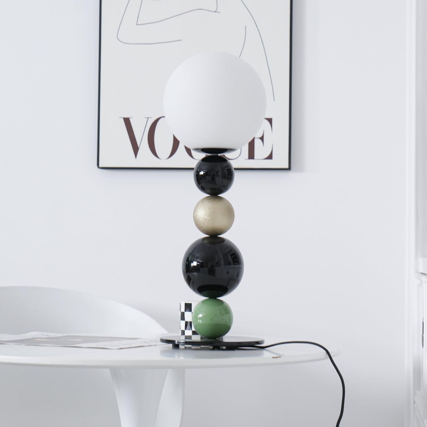 Round Balls Stacking Table Lamp 7.9