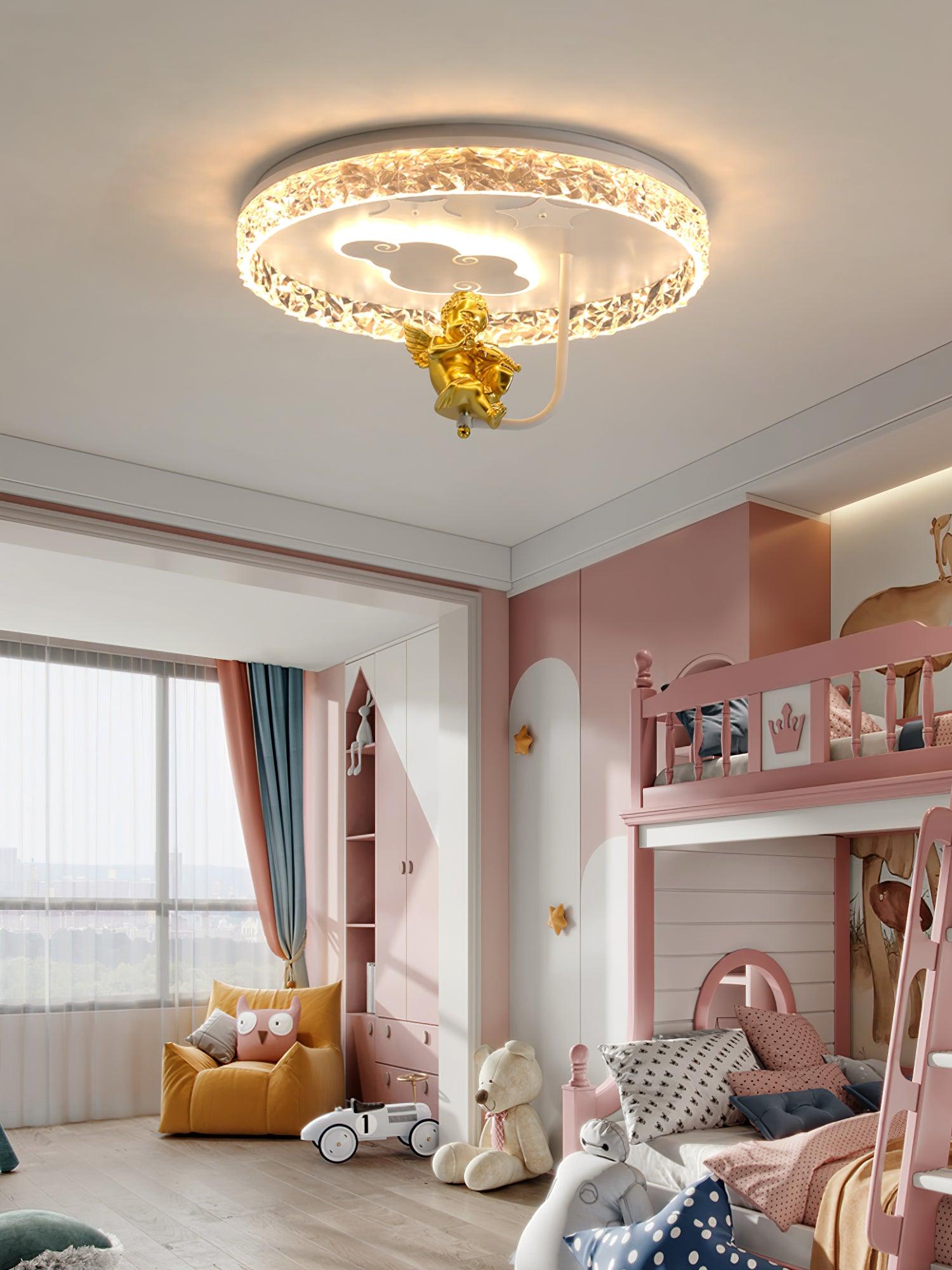 Round Carousel Children's Ceiling Light