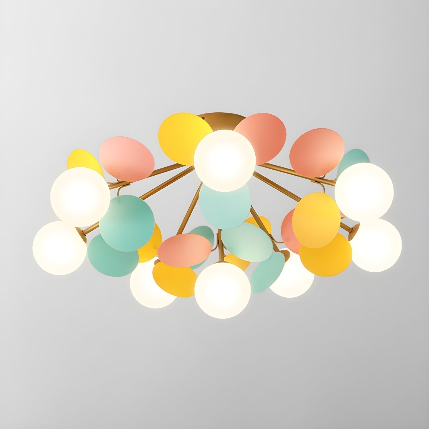 Round Macaron Ceiling Lamp Wall Sconce