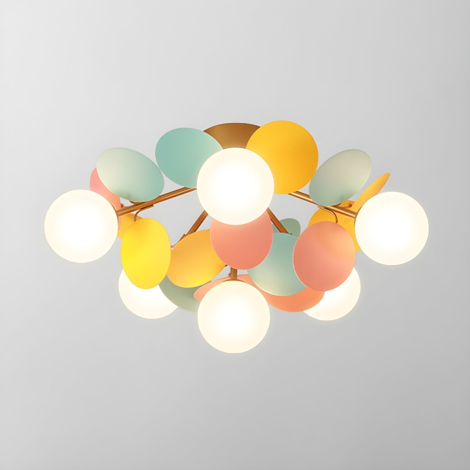Round Macaron Ceiling Lamp Wall Sconce