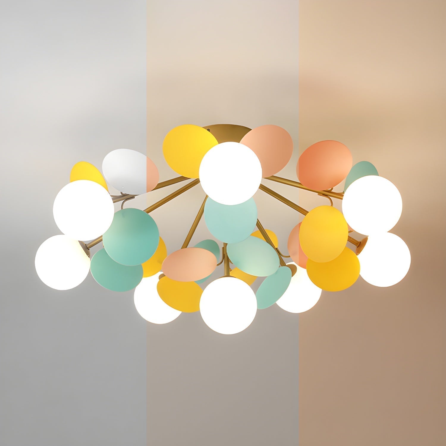 Round Macaron Ceiling Lamp Wall Sconce