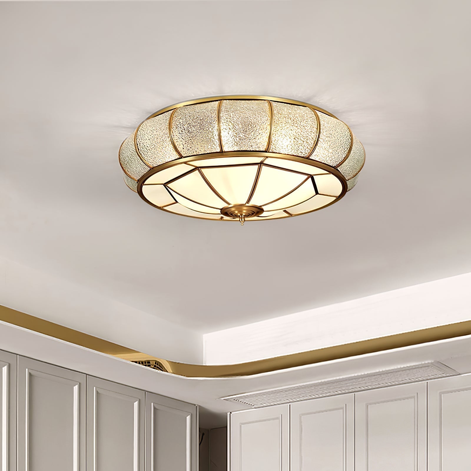 Round Textured Glass Ceiling Light — product detail 25