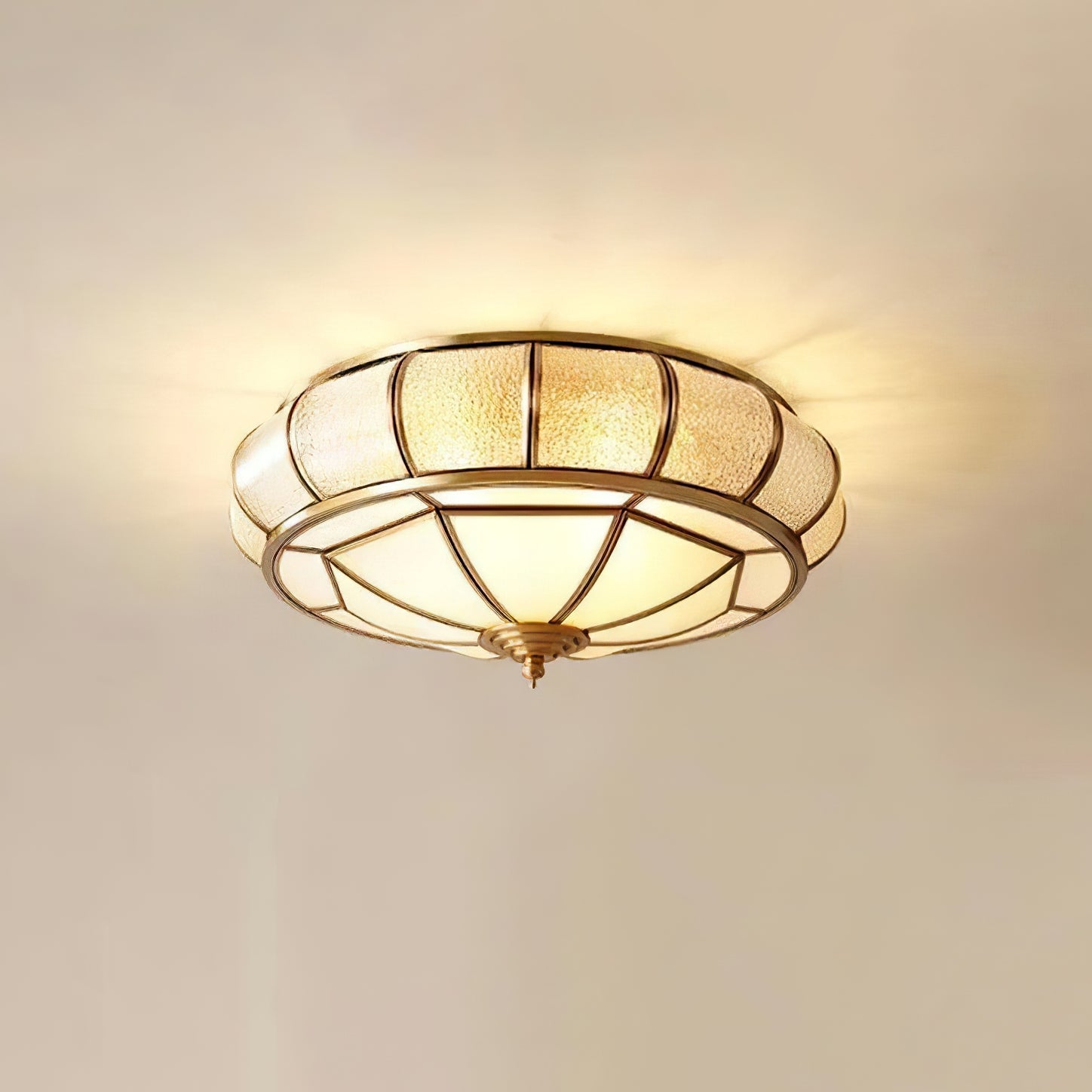 Round Textured Glass Ceiling Light — product detail 26