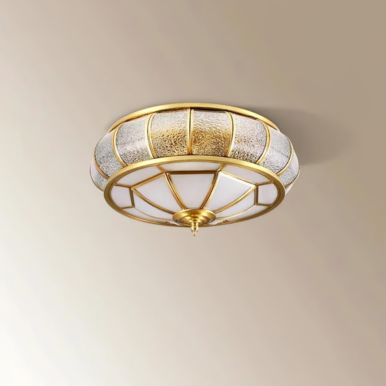 Round Textured Glass Ceiling Light — product detail 27