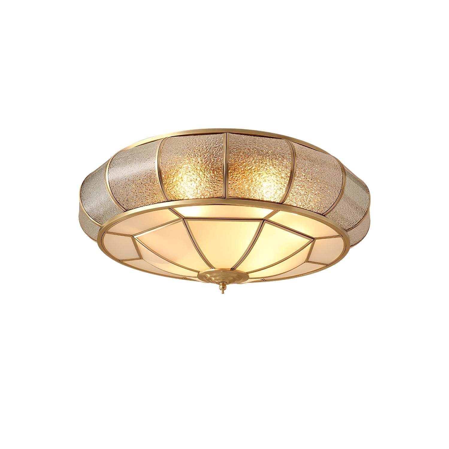 Round Textured Glass Ceiling Light — product detail 31