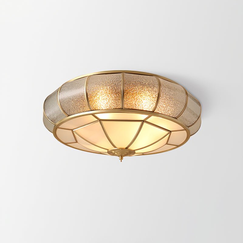 Round Textured Glass Ceiling Light — product detail 4