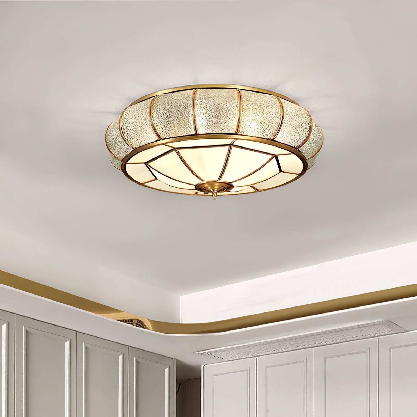 Round Textured Glass Ceiling Light — product detail 13