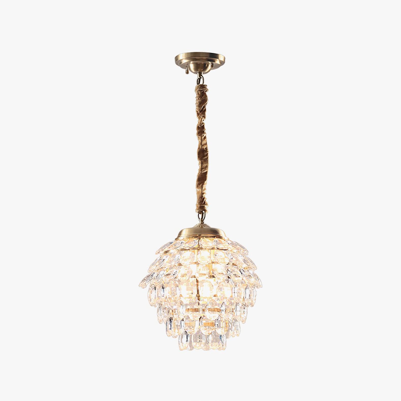 Roxanne Crystal Ceiling Light Fitting detail view 9