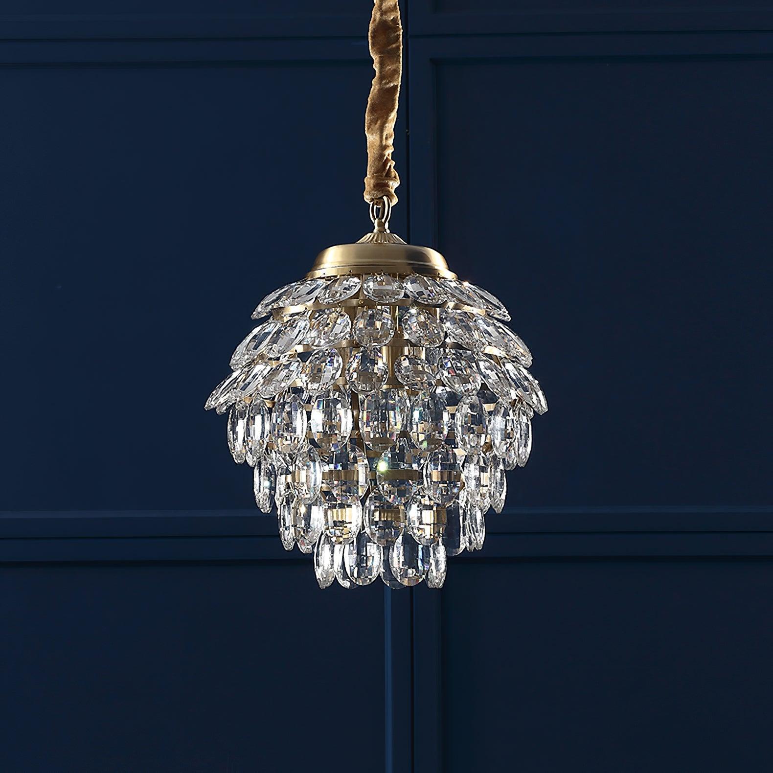 Roxanne Crystal Ceiling Light Fitting detail view 8