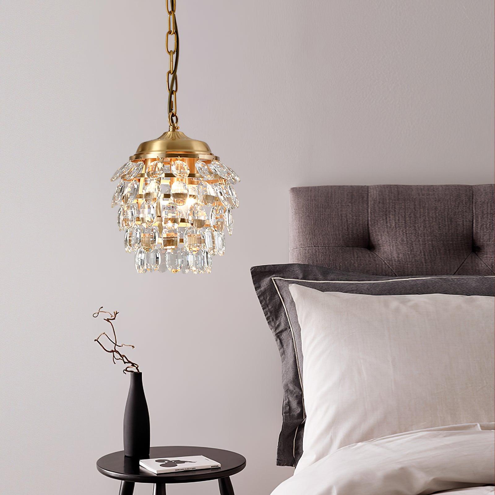 Roxanne Crystal Ceiling Light Fitting detail view 4