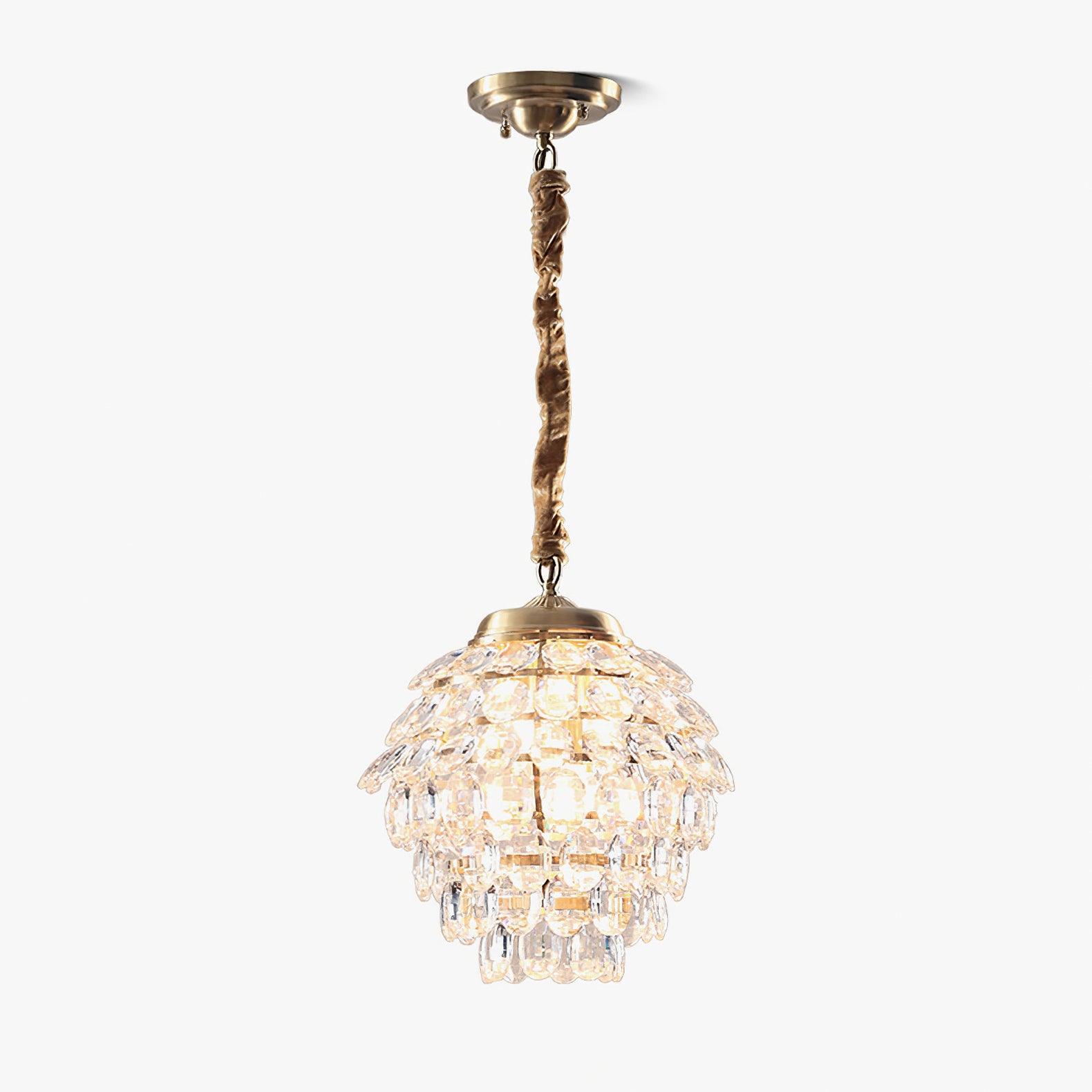 Roxanne Crystal Ceiling Light Fitting detail view 17