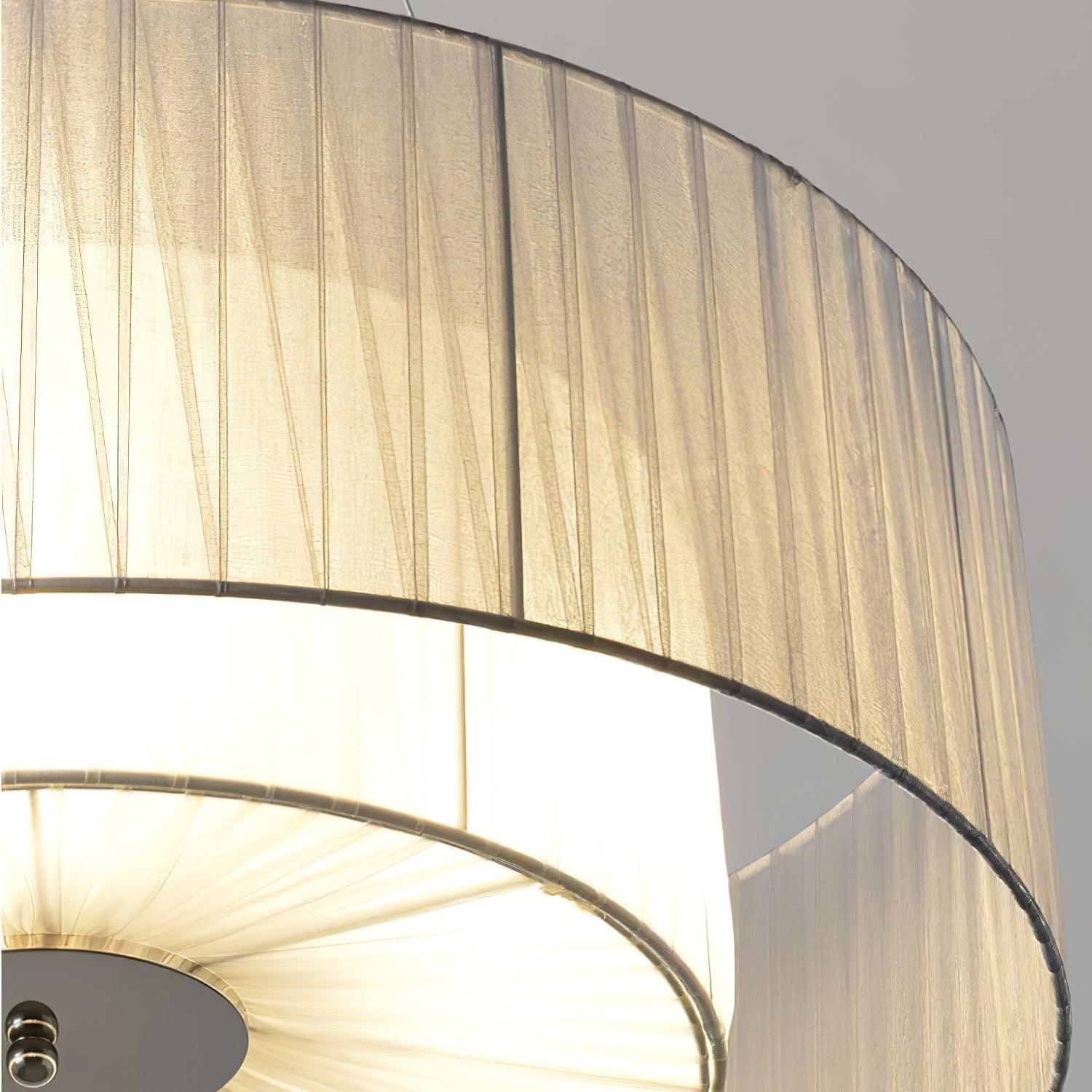 Ruffle Pleated Ceiling Light Fitting Pendant Lamp detail view 13