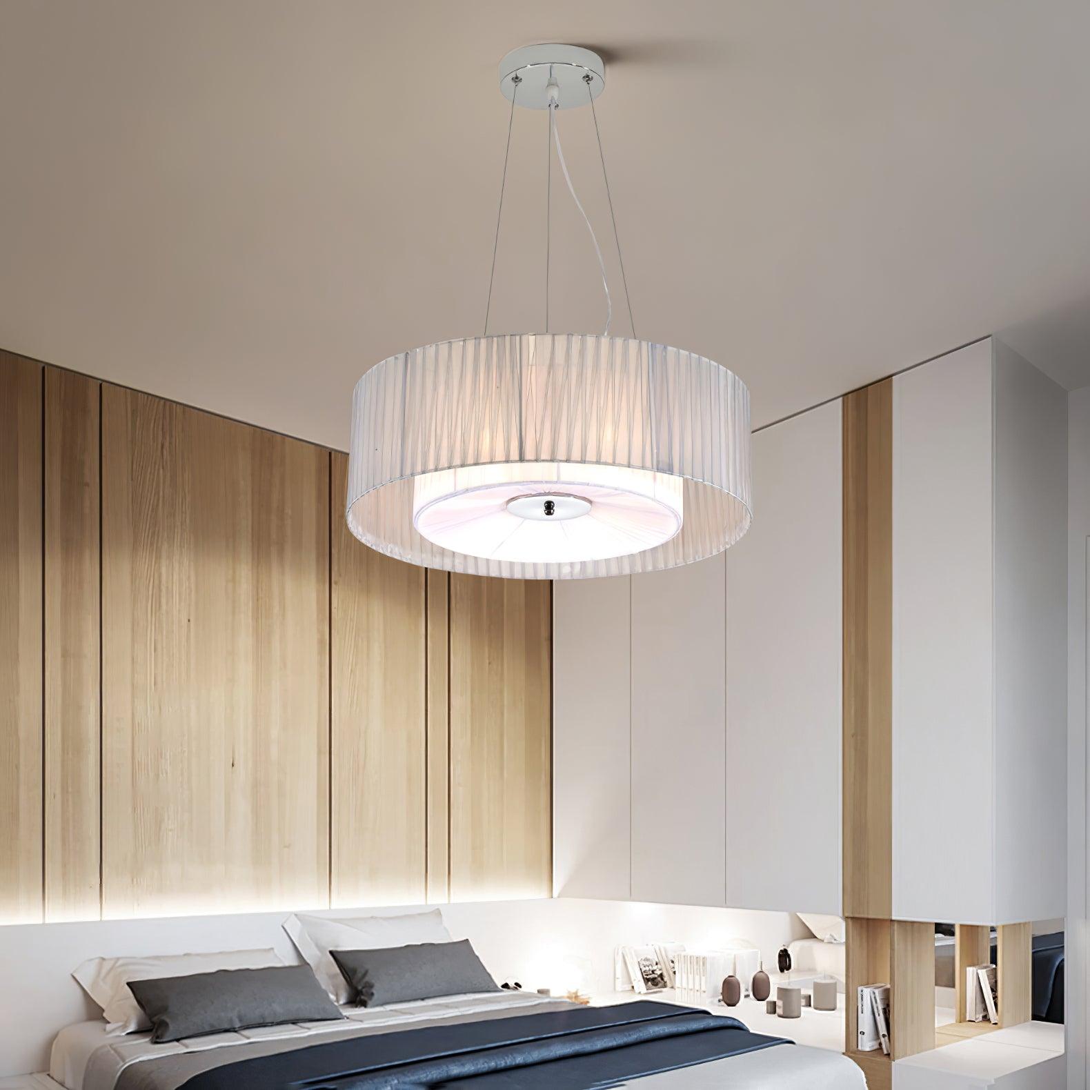 Ruffle Pleated Ceiling Light Fitting Pendant Lamp detail view 19