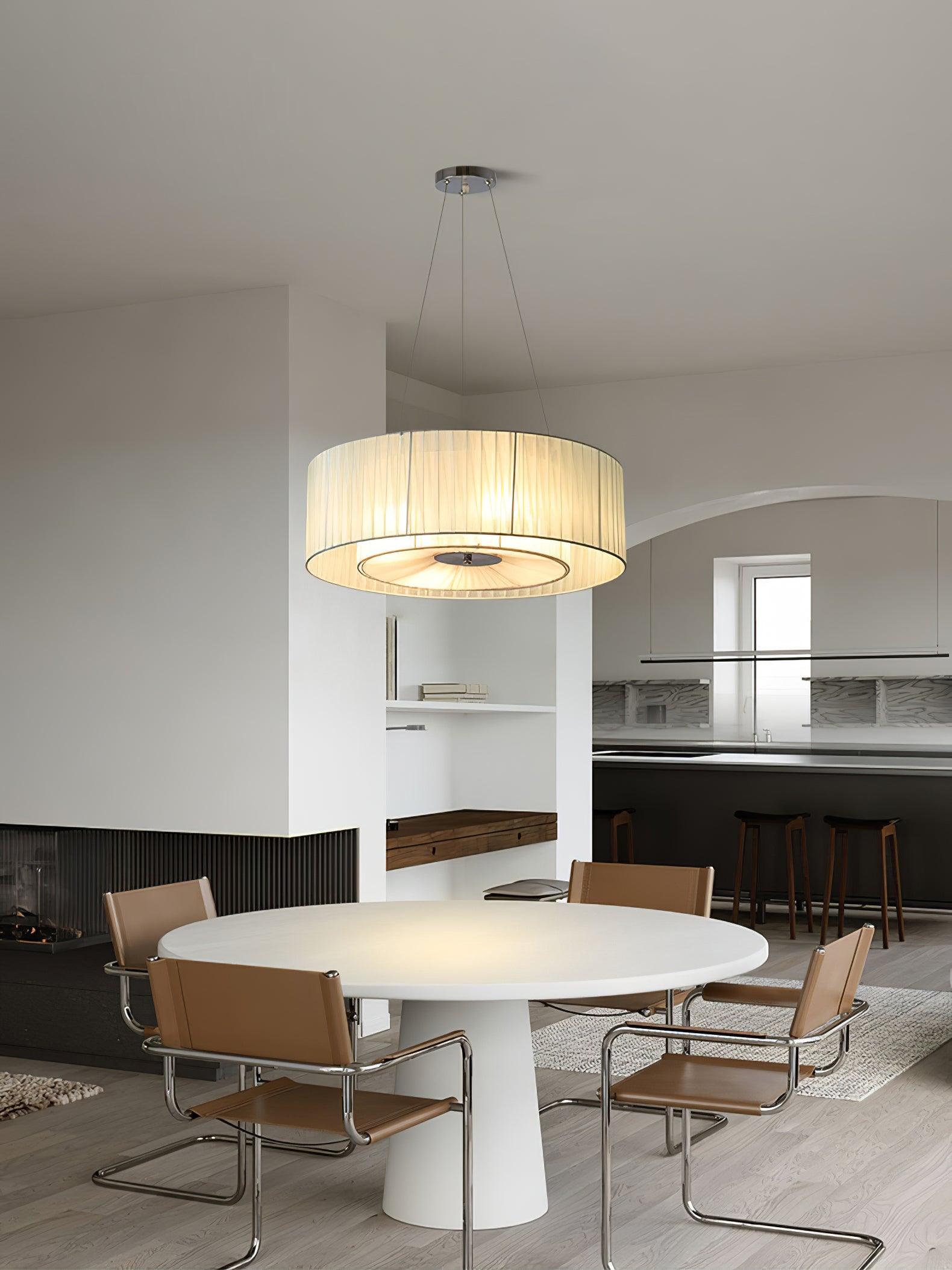 Ruffle Pleated Ceiling Light Fitting Pendant Lamp detail view 22