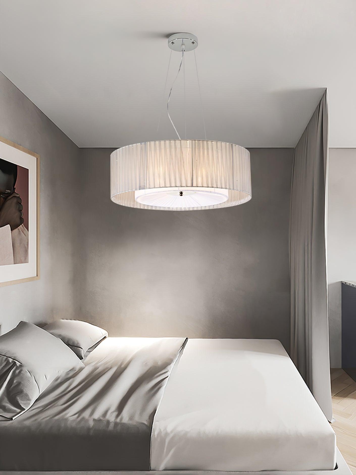 Ruffle Pleated Ceiling Light Fitting Pendant Lamp detail view 25