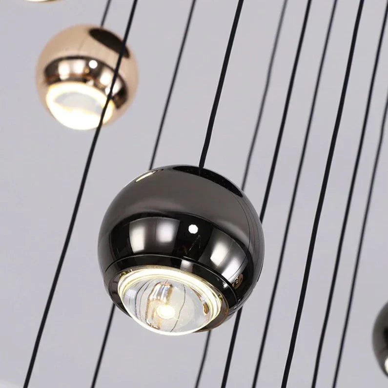 Multi Pendant Modern Foyer Chandelier